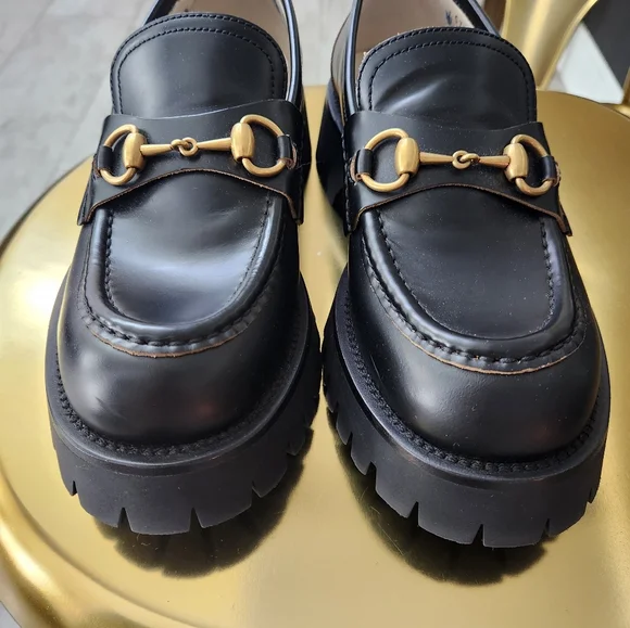 Django Gucci lug loafers